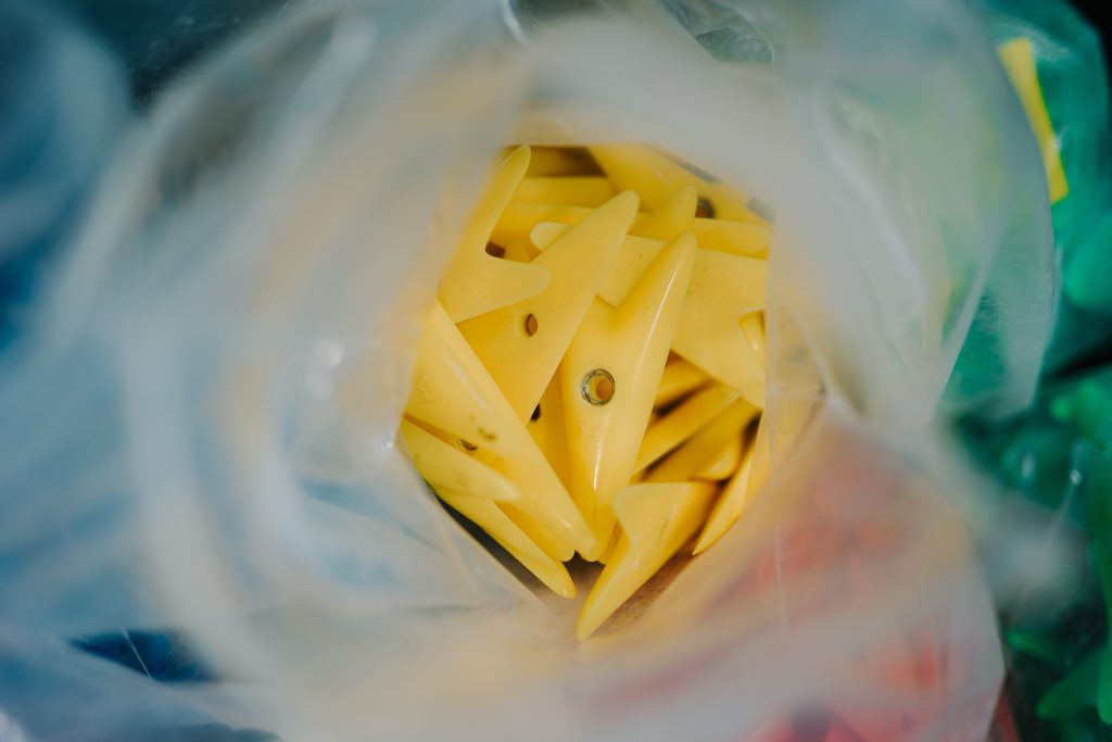 yellow lm pointer in bag